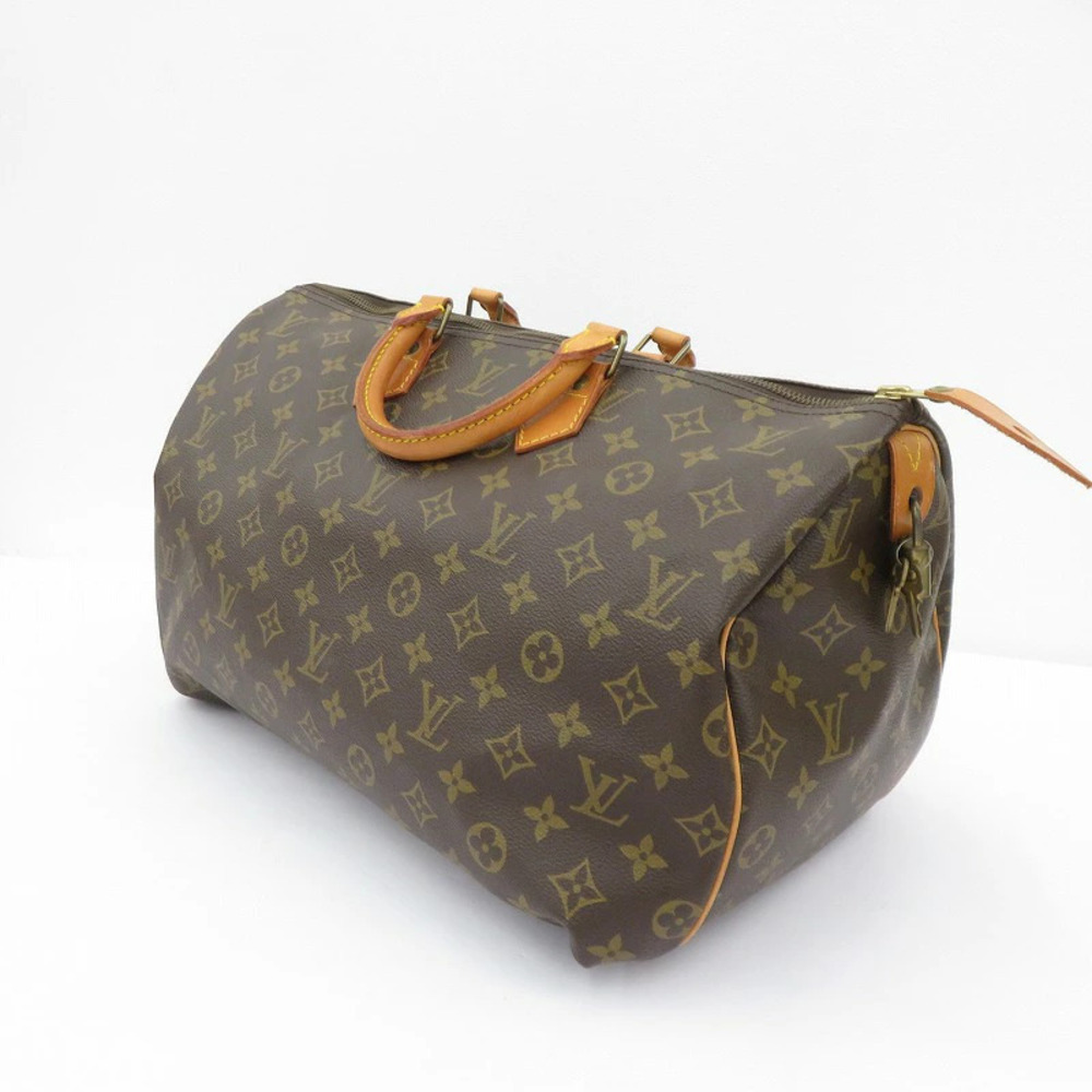 LOUIS VUITTON Monogram Speedy brown Boston Bag Brown